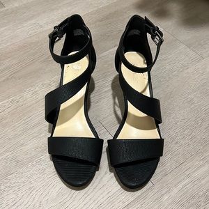 Nine west black heels